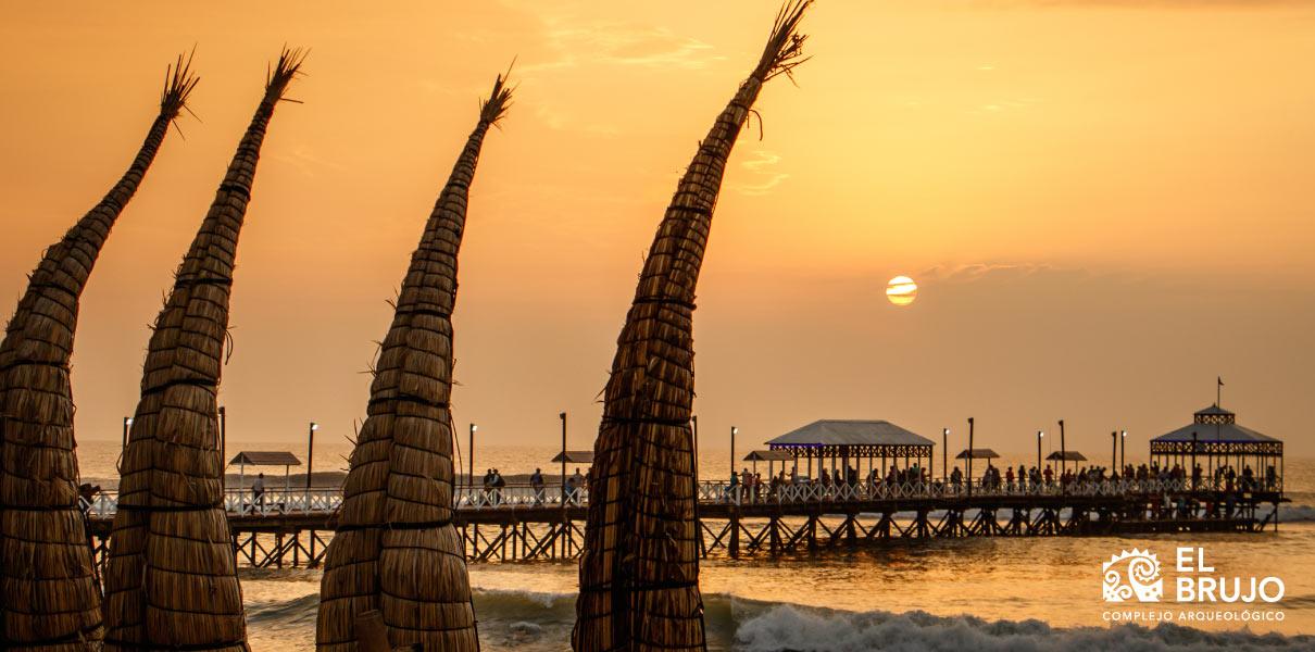 recorrido desde Huanchaco recorrido desde Huanchaco